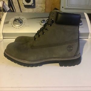 Timberland 6” Inch Premium Waterproof Grey Boots